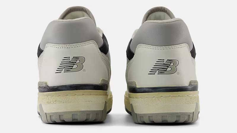 New Balance 550 Vintage Grey Back