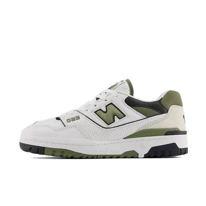 New Balance 550 White Dark Olivine | Where To Buy | BB550DOB | The Sole ...