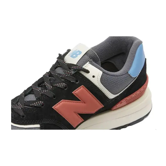 New Balance 574 Black Red Blue front