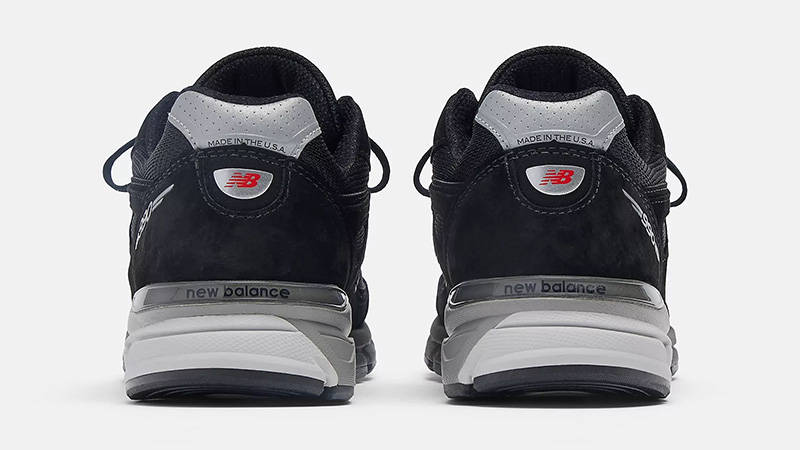 New Balance 990v4 Made In USA Black Silver U990BL4 back