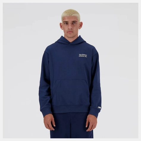 New Balance Athletics Embroidered Hoodie NB Navy