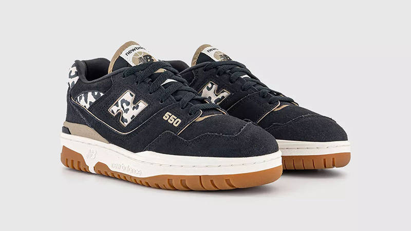 New Balance BB550 Phantom Black Leopard front