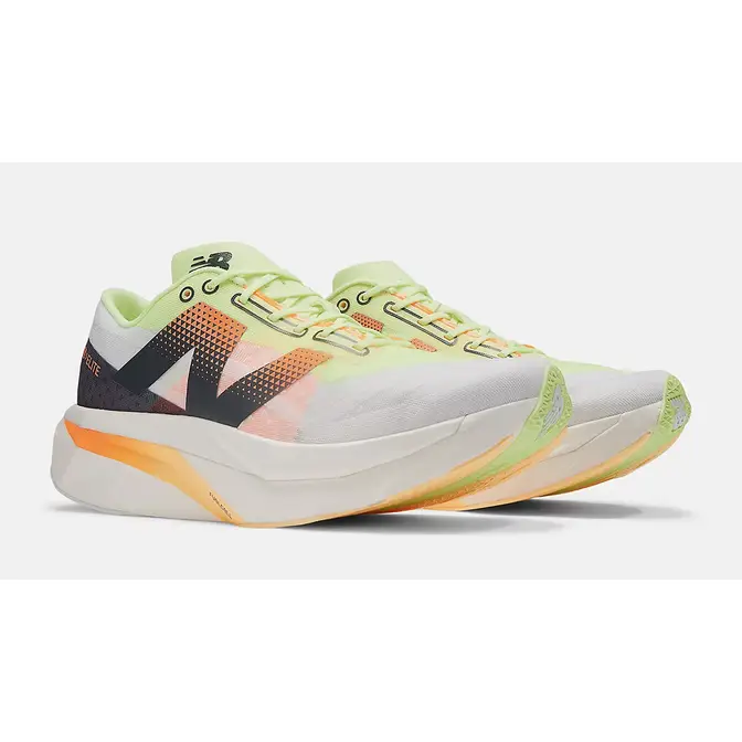New Balance FuelCell SuperComp Elite v4 White Lime Mango | Where To Buy ...
