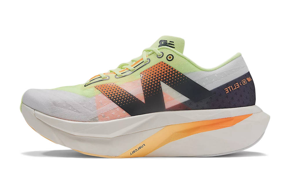 New Balance FuelCell SuperComp Elite v4 White Lime Mango