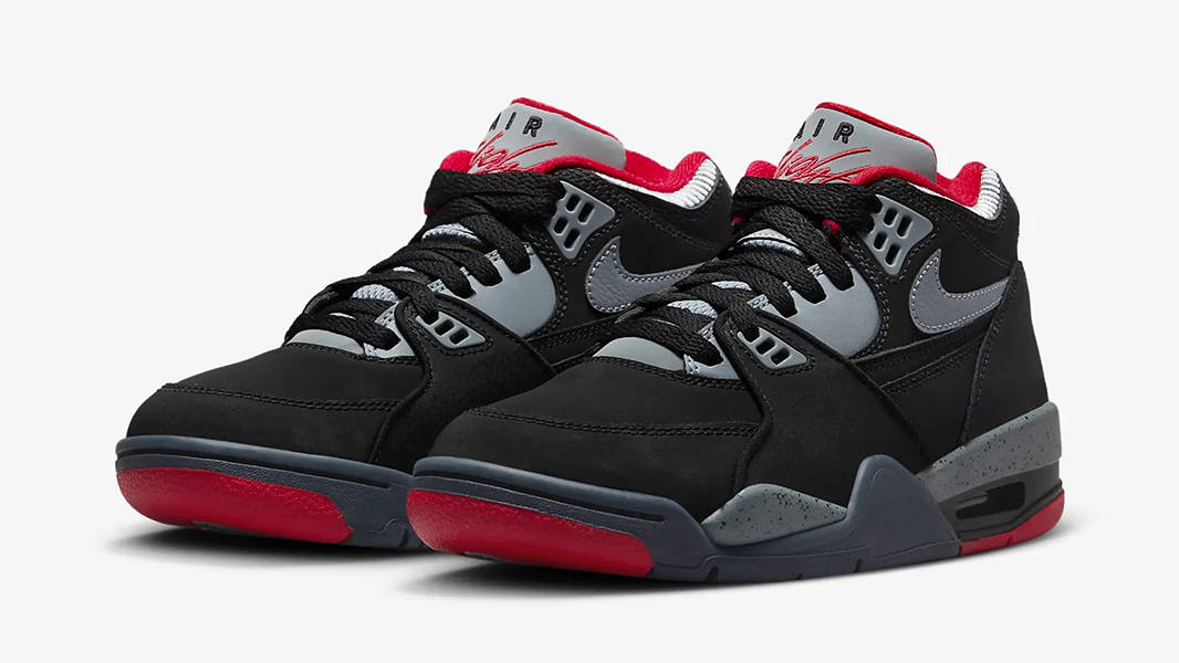 nike flight 89 black red