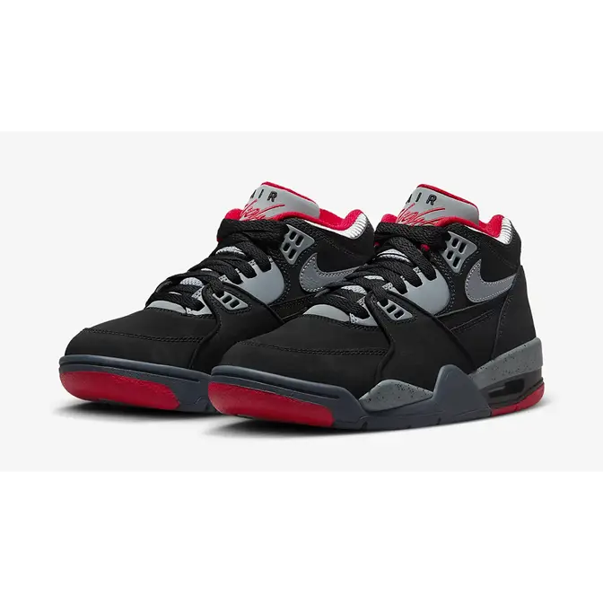 nike air flight 89 black red
