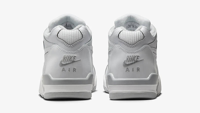 Nike Air Flight 89 GS White Neutral Grey HF0406-100 Back
