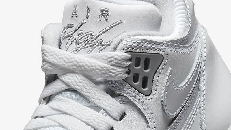 Nike Air Flight 89 GS White Neutral Grey HF0406-100 Detail