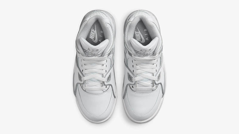 Nike Air Flight 89 GS White Neutral Grey HF0406-100 Top