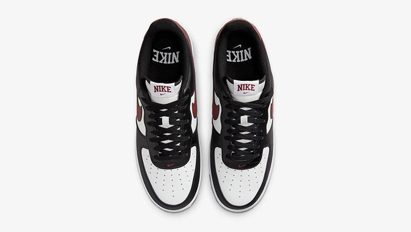 Nike Air Force 1 '07 Low Black White Red FZ4615-001 Top