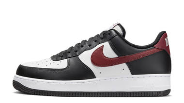 nike air force 1 07 low black white red fz4615 001 w380
