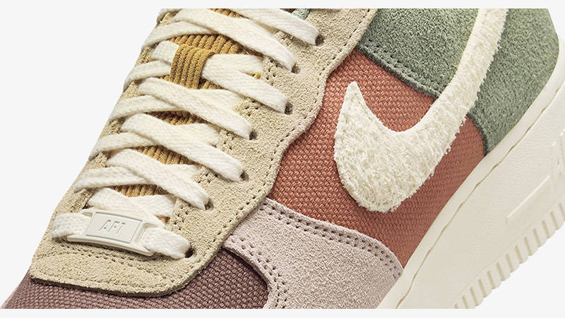 Nike Air Force 1 07 Low Oil Green side
