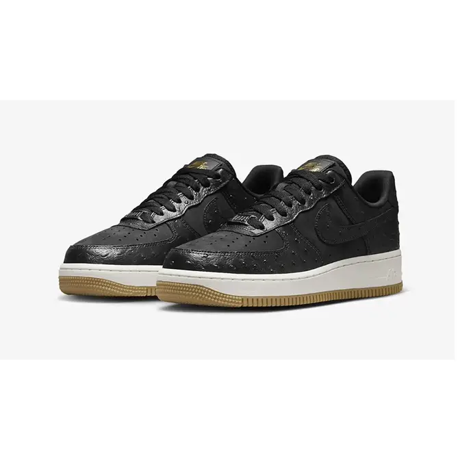 Air Force 1 07 LX Low Black Ostrich DZ2708 002 The Sole Supplier