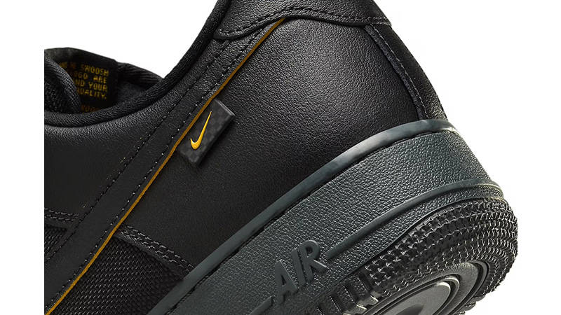 Nike Air Force 1 Low Black University Gold Where To Buy FZ4617 001 The Sole Supplier