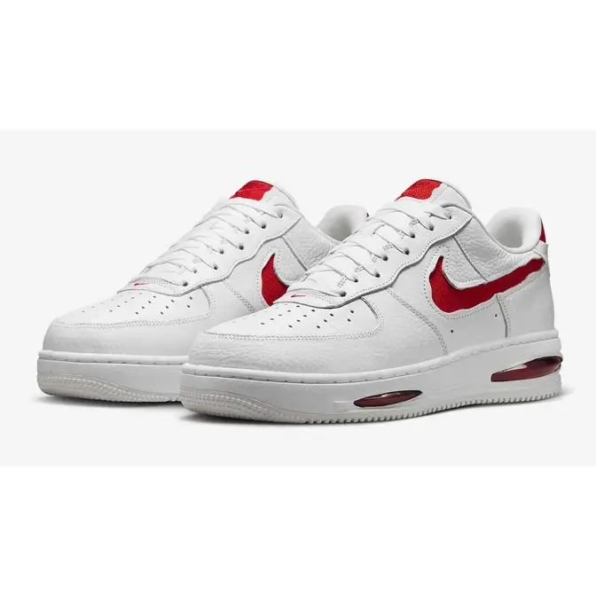 Nike Air Force 1 Low Evo White University Red | Where To Buy | HF3630 ...