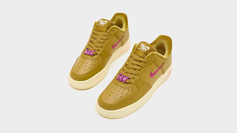 Nike Air Force 1 Low Just Do It Brown Pink reverse
