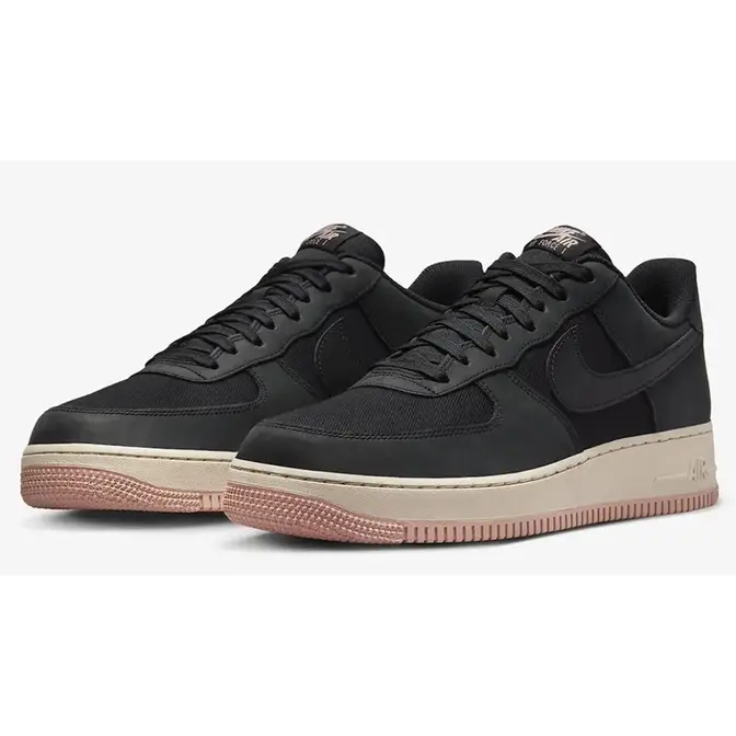 Nike Air Force 1 Low LX Black Red Stardust front