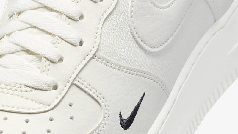Nike Air Force 1 Low Sail Black FZ4625-100 Detail