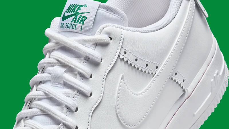 Nike Air Force 1 Low Tassel White Malachite Detail