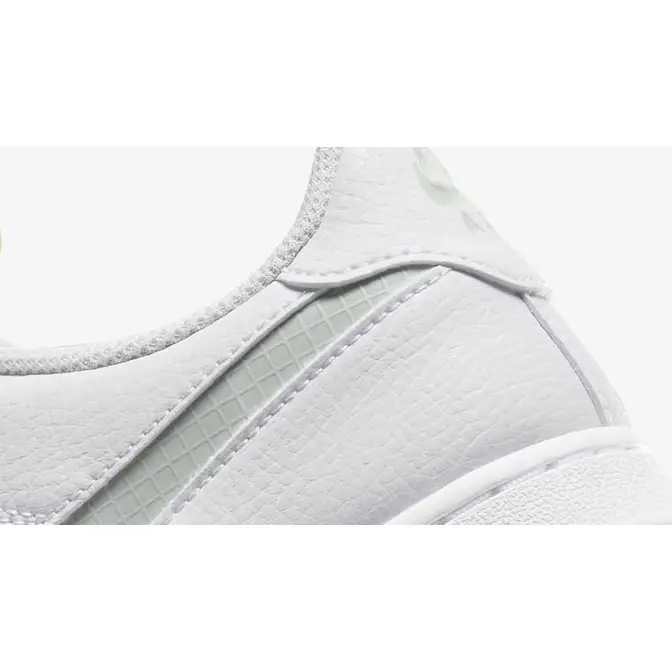Nike brand new with original box Nike Кроссовки nike air jordan og оригинал под заказ Women DH8016-100 LV8 GS Mini Swoosh White Volt Closeup
