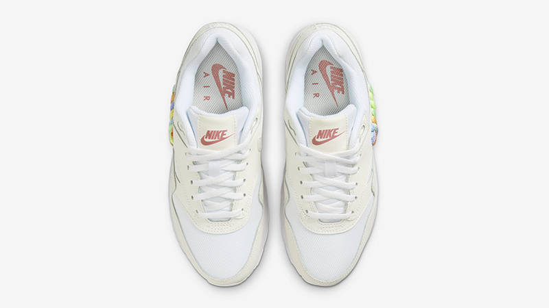 Nike Air Max 1 GS Rainbow Swoosh FN4782-100 Top