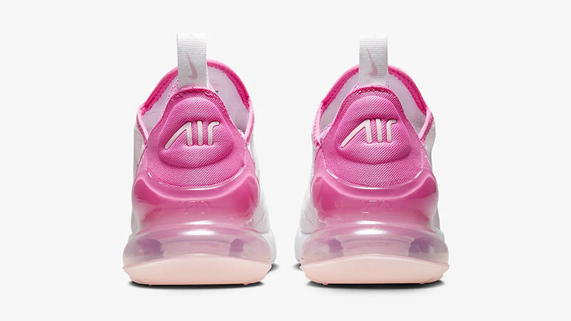 Nike Air Max 270 GS White Playful Pink FZ4116-100 Back