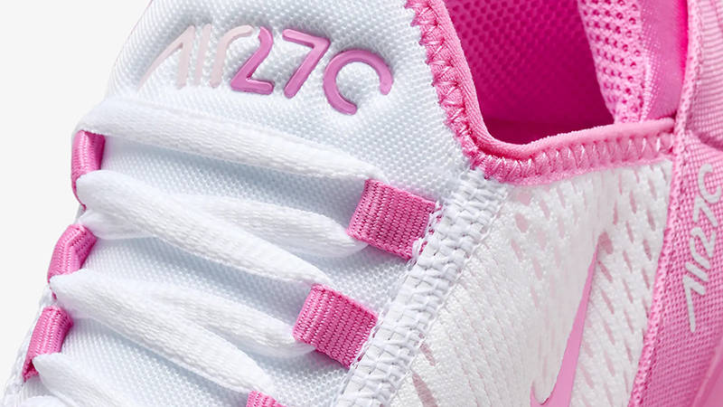Nike Air Max 270 GS White Playful Pink FZ4116-100 Detail