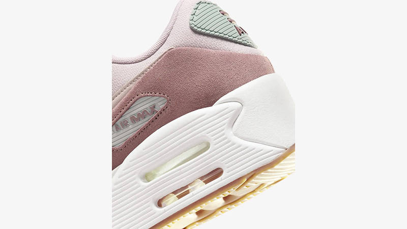 Nike Air Max 90 Double-Stacked Smokey Mauve heel