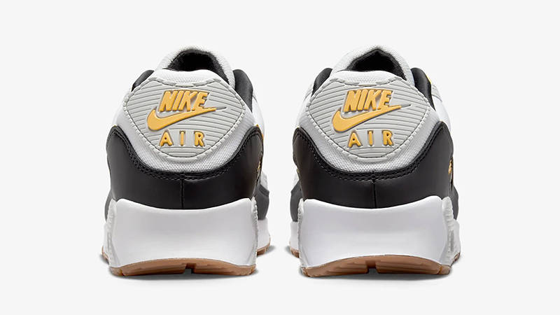 Nike Air Max 90 Grey Black Laser Orange FB9658-101 Back