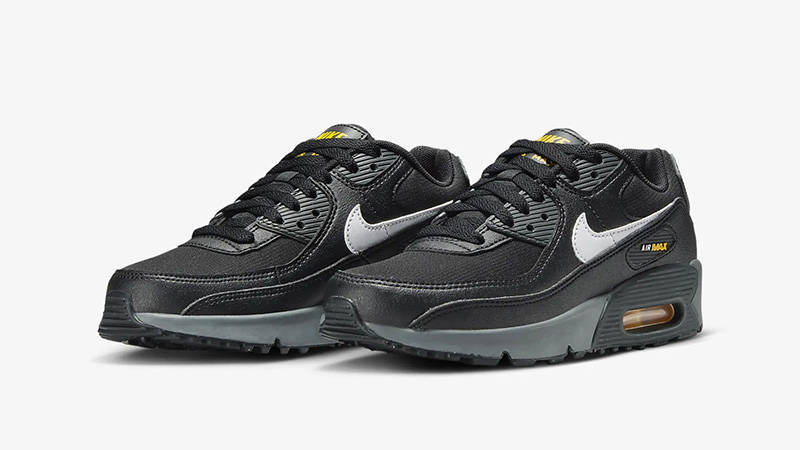 Nike Air Max 90 GS Black University Gold front