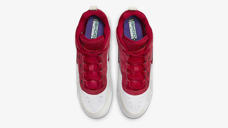 Nike Air Max Ishod White Varsity Red FB2393-100 Top