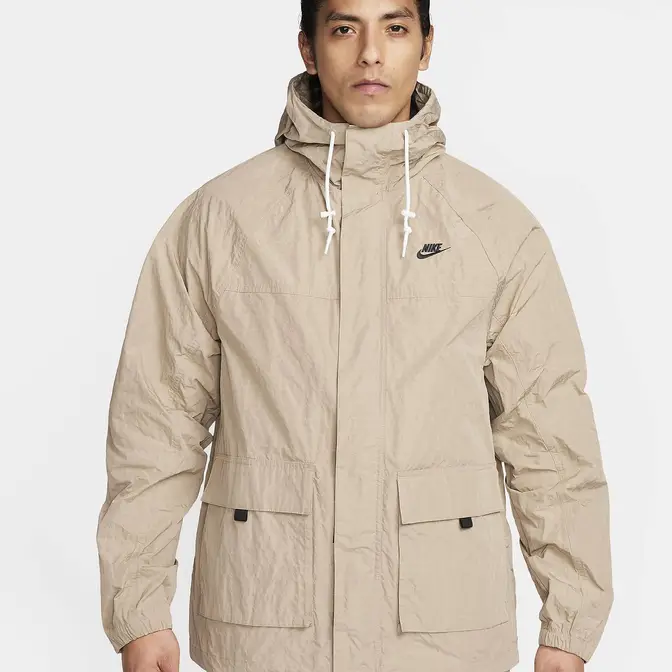 Beige nike jacket hot sale