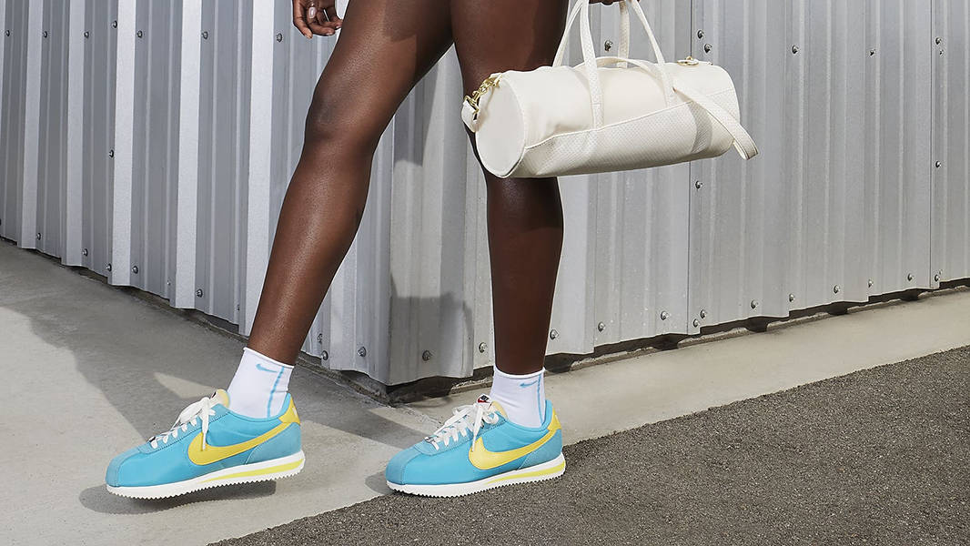 nike cortez og on feet