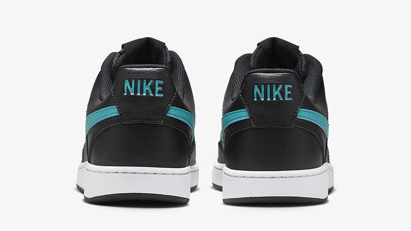 Nike Court Vision Low Black Blue HF0103-001 Back