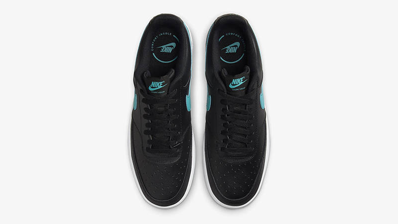 Nike Court Vision Low Black Blue HF0103-001 Top