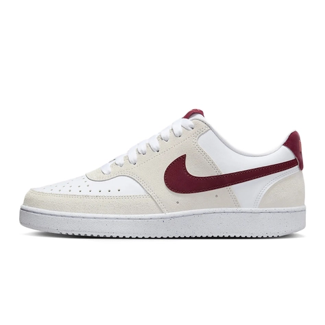 Nike Court Vision Low White Adobe Team Red FQ7628-100