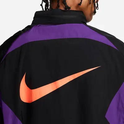 Nike Culture of Football Therma-FIT Repel Hooded Football Jacket Voltage Purple Back Closeup