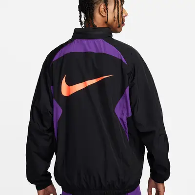 Nike Culture of Football Therma-FIT Repel Hooded Football Jacket Voltage Purple Back