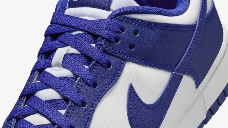 Nike Dunk Low Concord Top Closeup