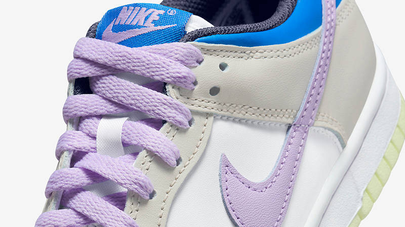 Nike Dunk Low GS Khaki Blue Pink FB9109-103 Detail 2