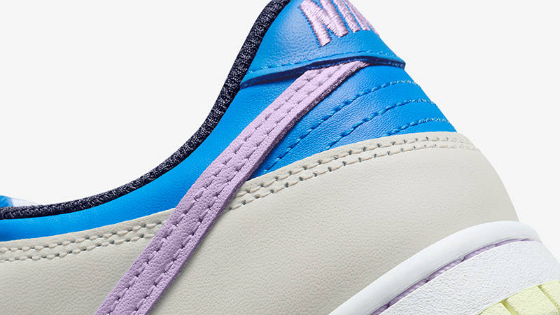 Nike Dunk Low GS Khaki Blue Pink FB9109-103 Detail