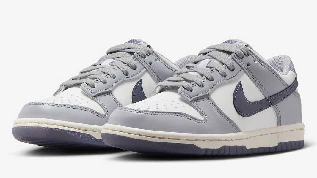Nike Dunk Low GS Light Carbon Front