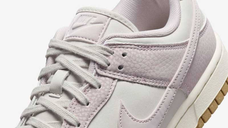 Nike Dunk Low Next Nature Platinum Violet Top Closeup