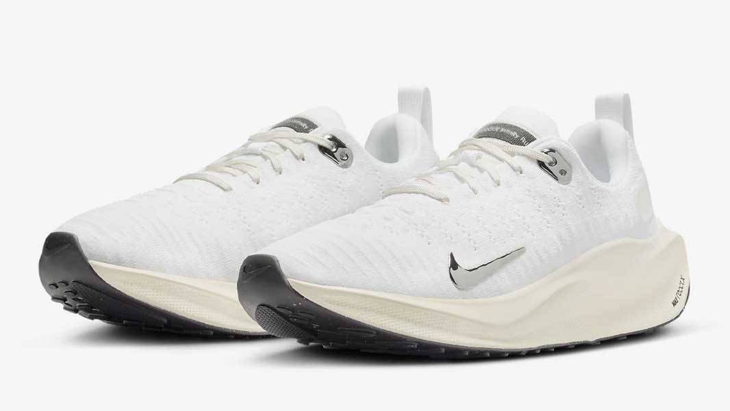 Nike InfinityRN 4 White Chrome Front