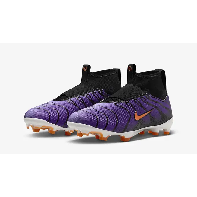 Nike Jr Mercurial Superfly 9 FG High-Top Football Boot Voltage Purple front