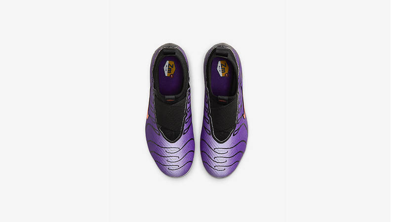 Nike Jr Mercurial Superfly 9 FG High-Top Football Boot Voltage Purple middle