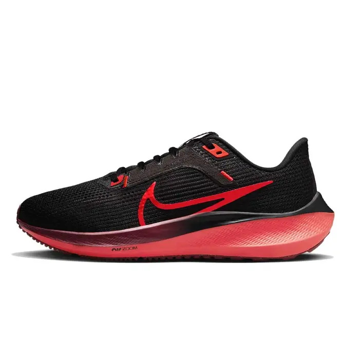 Nike Pegasus 40 Black Bright Crimson | Where To Buy | DV3854-200 | The ...