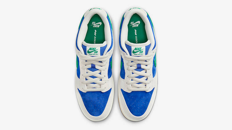 Nike SB Dunk Low Phantom Malachite Royal HF3704-001 Top