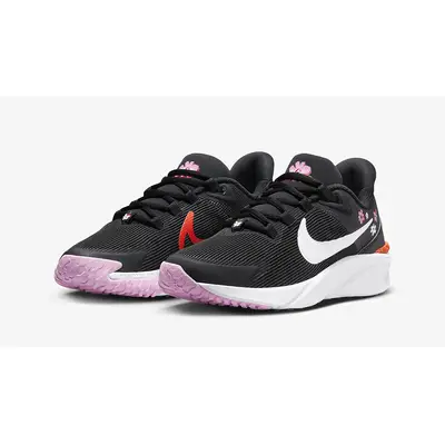 Nike Pink Foam PS Black Pink Red FJ8077-001 Side