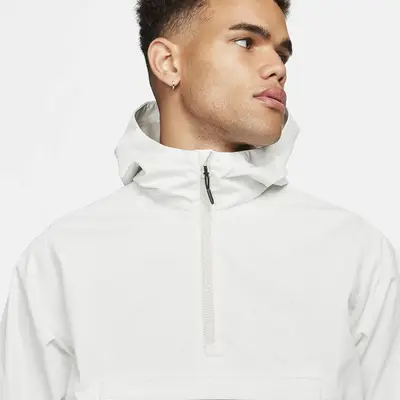 Nike Unscripted Repel Golf Anorak Jacket Light Bone Front